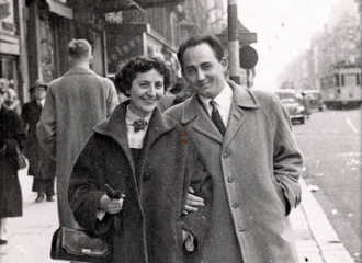 Bernard et Marie dans les rues de Bruxelles